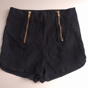 Charlotte Russe Black High Waisted Shorts